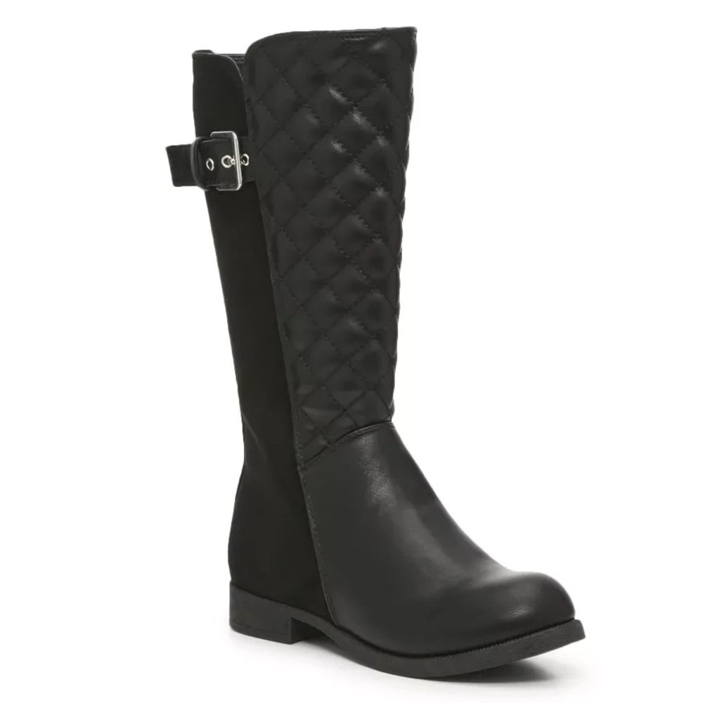 Olive & Edie Girls Teagan Tall Boots - Black, Size 4
